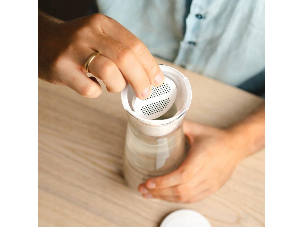 Detail filtrační karafy Wessper K1 Borosilicate Actitex